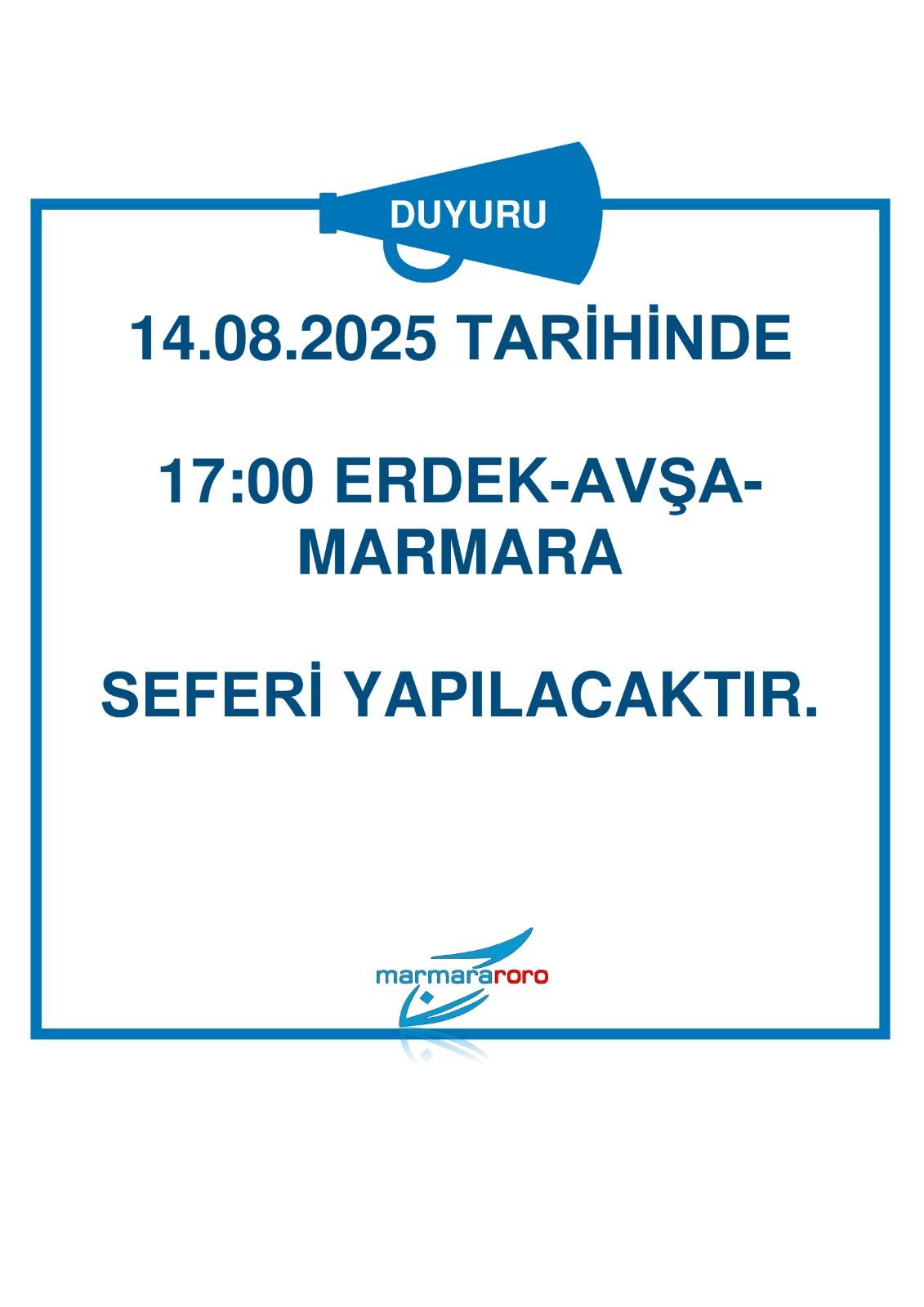 marmara roro seferler 