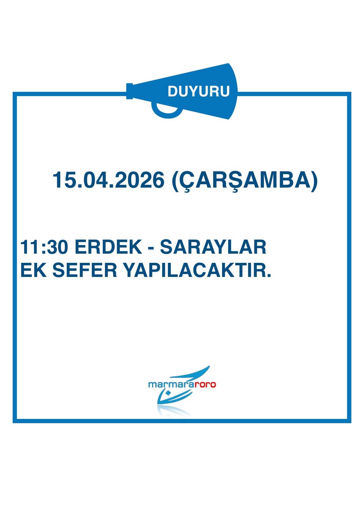 marmara roro seferler 